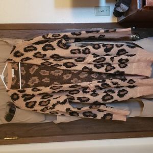 Leopard Long Cardigan